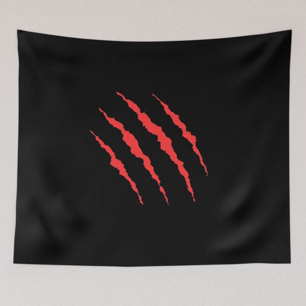 Item preview, Red Monster Claw Blood Scratch Design designed and sold by Uplife-MyStore.
