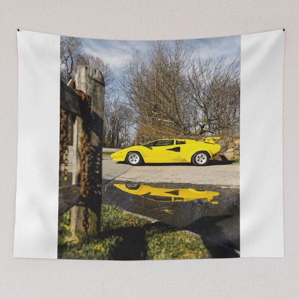 Item preview, Yellow Countach In the countryside designed and sold by Type35Photo.