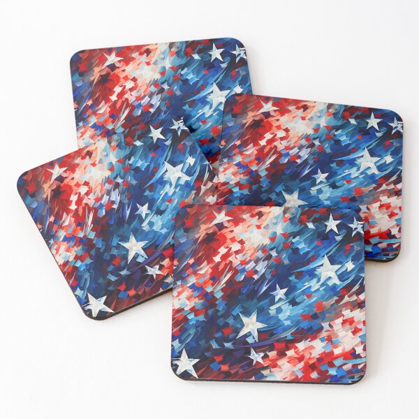Item preview, Independence Day, 4th of July Stars and Stripes Pattern, USA designed and sold by Tabble-Dabble.
