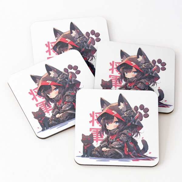 Item preview, Shogun Chic designed and sold by Chibi Cat Art Corner.