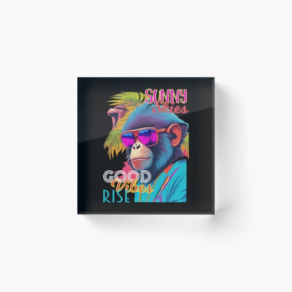 Item preview, Summer Retro Neon Ape Design designed and sold by The Funscape Store.