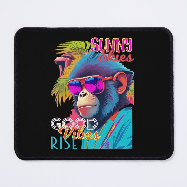 Item preview, Summer Retro Neon Ape Design designed and sold by The Funscape Store.