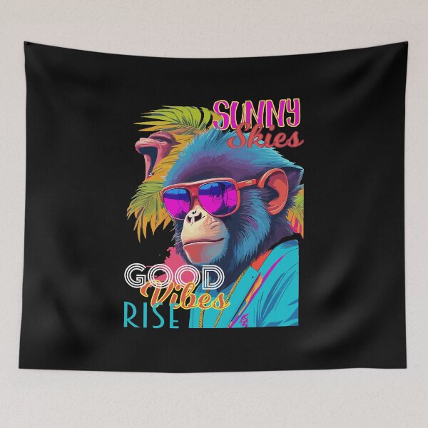 Item preview, Summer Retro Neon Ape Design designed and sold by The Funscape Store.