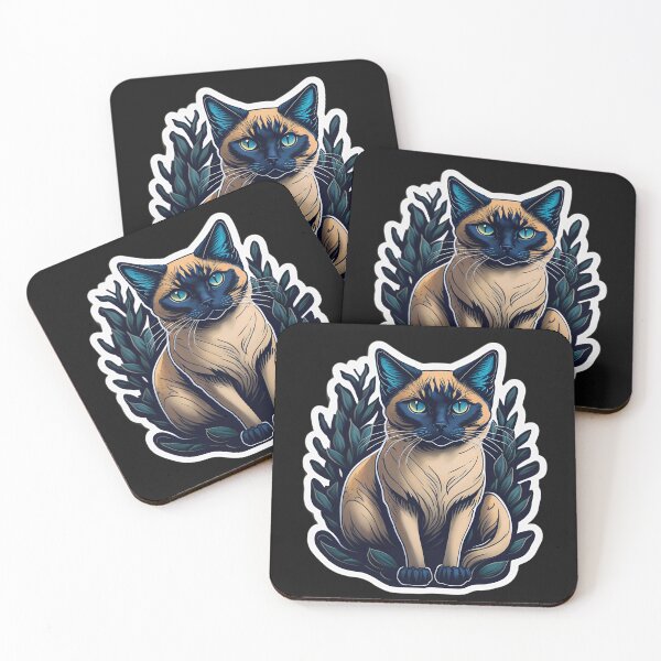 Item preview, Siamese Cat (Sticker and Print Out) designed and sold by Sir Elgin Ortiz.