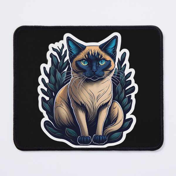 Item preview, Siamese Cat (Sticker and Print Out) designed and sold by Sir Elgin Ortiz.
