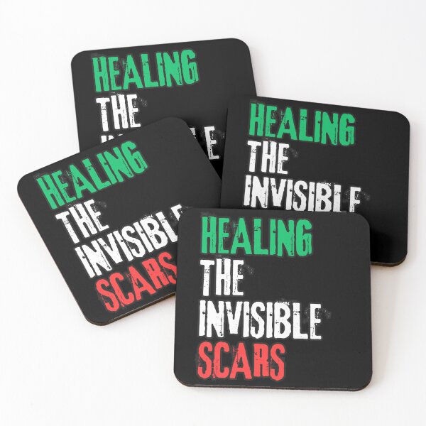 Item preview, Healing the Invisible Scars – Mental Health Awareness Shirt designed and sold by TeeeCrafted.