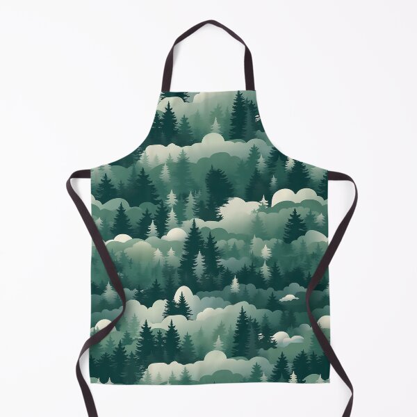 Item preview, Green Misty Trees designed and sold by FrostedPeaks.