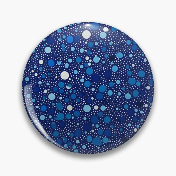 Item preview, Blue & White Circles Pattern designed and sold by Nange and Gabe.