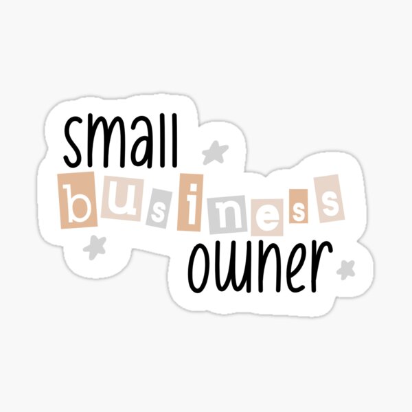 Item preview, Small Business Owner - ORANGE designed and sold by The K in KC Designs.