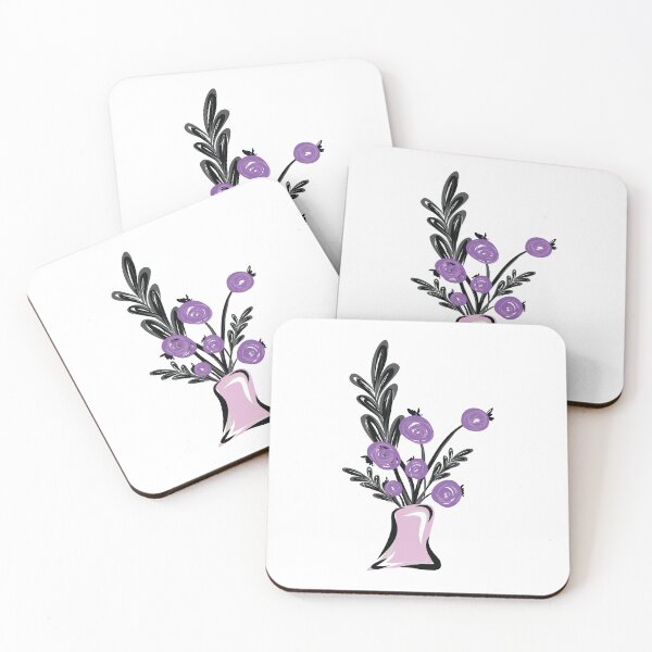 Item preview, Pink and Purple bouquet of florals designed and sold by wavede.