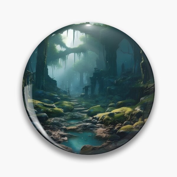 Item preview, Forest art, Nature Decor, Landscape artwork designed and sold by PlatinumOnyx.