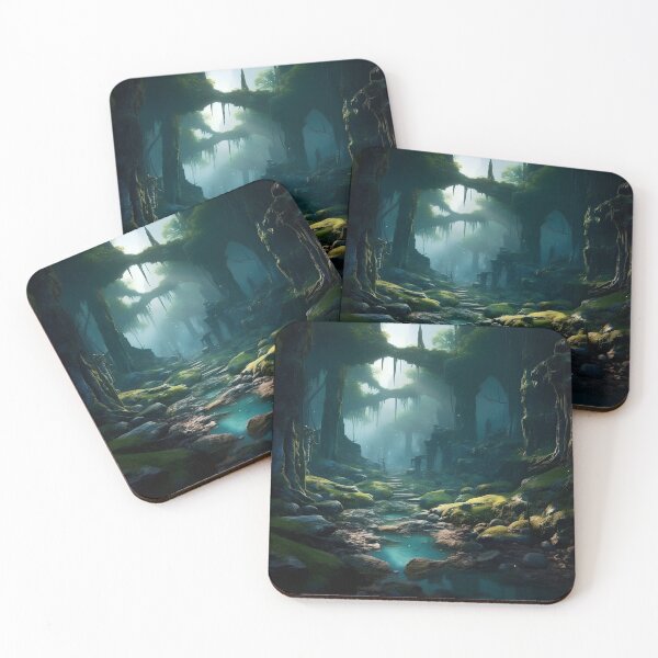 Item preview, Forest art, Nature Decor, Landscape artwork designed and sold by PlatinumOnyx.