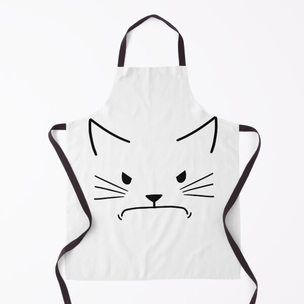 Item preview, cute black and white angry cat designed and sold by Sweetredpepper.
