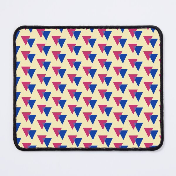 Item preview, Bisexual Triangles - yellow background designed and sold by Boxer-n-co.