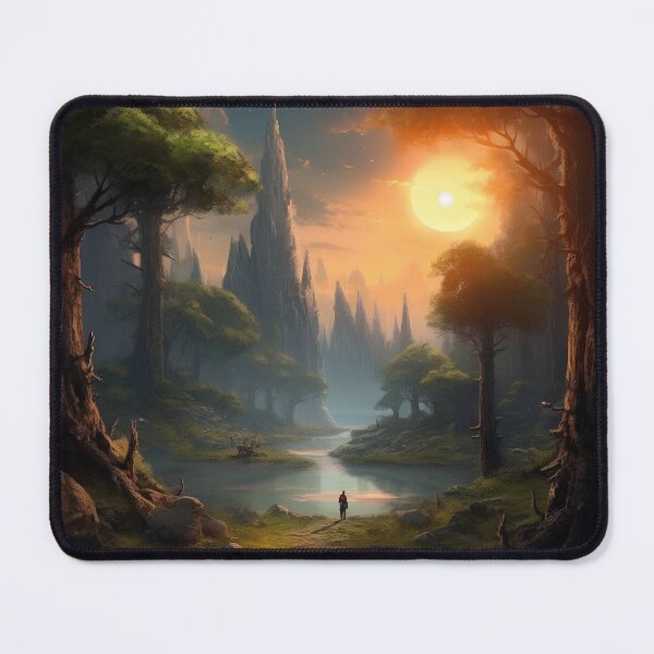 Item preview, Forest art, Nature Decor, Landscape artwork designed and sold by PlatinumOnyx.