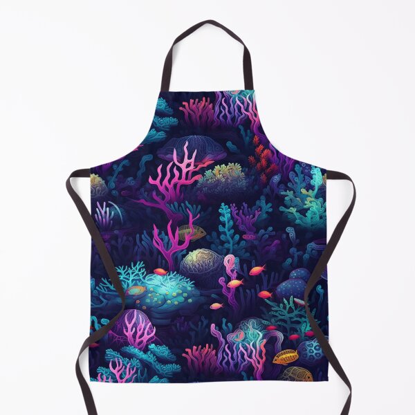 Item preview, Fluorescent underwater world pattern designed and sold by enipra.
