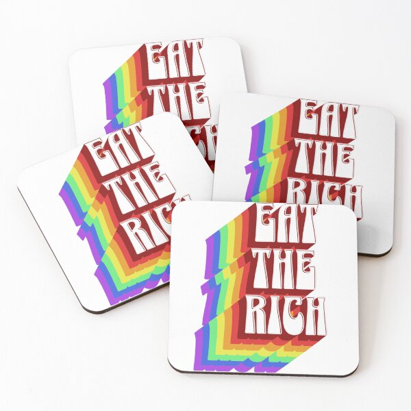 Item preview, Eat The Rich Pride Flag designed and sold by RedWedgee.