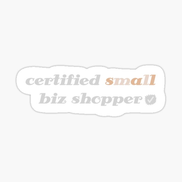 Item preview, Certified Small Biz Shopper designed and sold by The K in KC Designs.