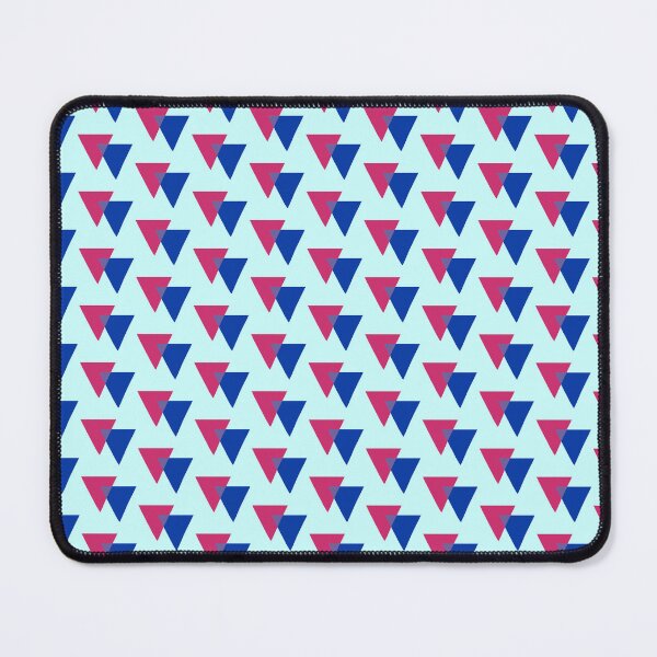 Item preview, Bisexual Triangles - blue background designed and sold by Boxer-n-co.