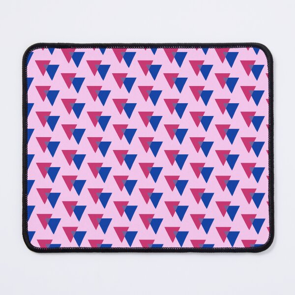 Item preview, Bisexual Triangles - pink background designed and sold by Boxer-n-co.