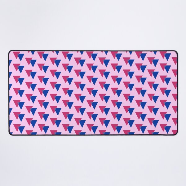 Item preview, Bisexual Triangles - pink background designed and sold by Boxer-n-co.