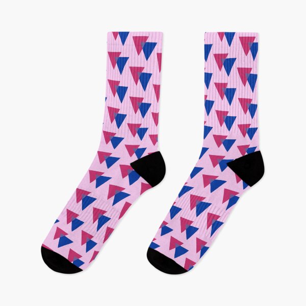 Item preview, Bisexual Triangles - pink background designed and sold by Boxer-n-co.