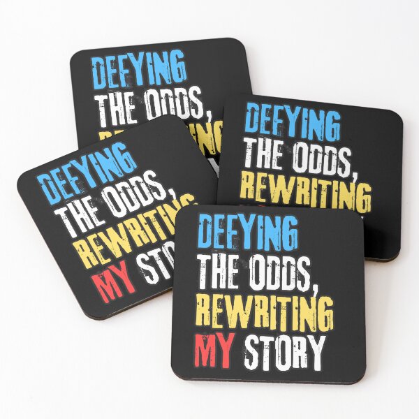Item preview, Defying the Odds, Rewriting My Story – Empowerment Quote Shirt designed and sold by TeeeCrafted.