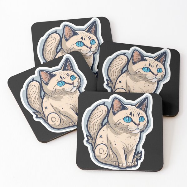 Item preview, Siamese Cat (Sticker and Print Out) designed and sold by Sir Elgin Ortiz.