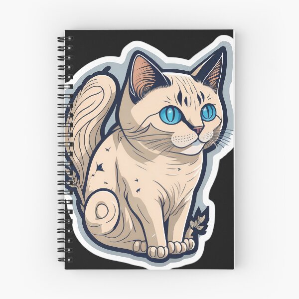 Item preview, Siamese Cat (Sticker and Print Out) designed and sold by Sir Elgin Ortiz.