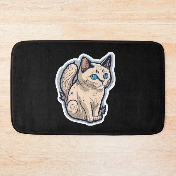 Item preview, Siamese Cat (Sticker and Print Out) designed and sold by Sir Elgin Ortiz.