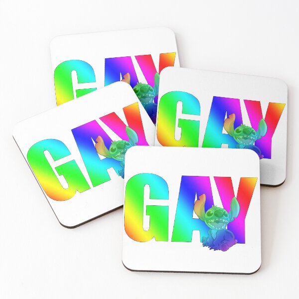 Item preview, Stitch pride/Gay sticker designed and sold by mrkadms.