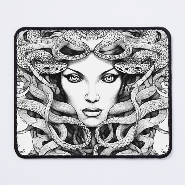Item preview, Medusa Mirror Snake Heads designed and sold by ecervantez.