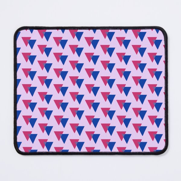 Item preview, Bisexual Triangles - purple background designed and sold by Boxer-n-co.
