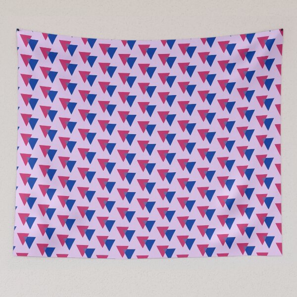 Item preview, Bisexual Triangles - purple background designed and sold by Boxer-n-co.