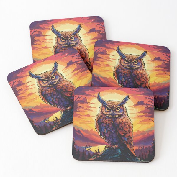 Item preview, Owl in Sunset designed and sold by jojolix.