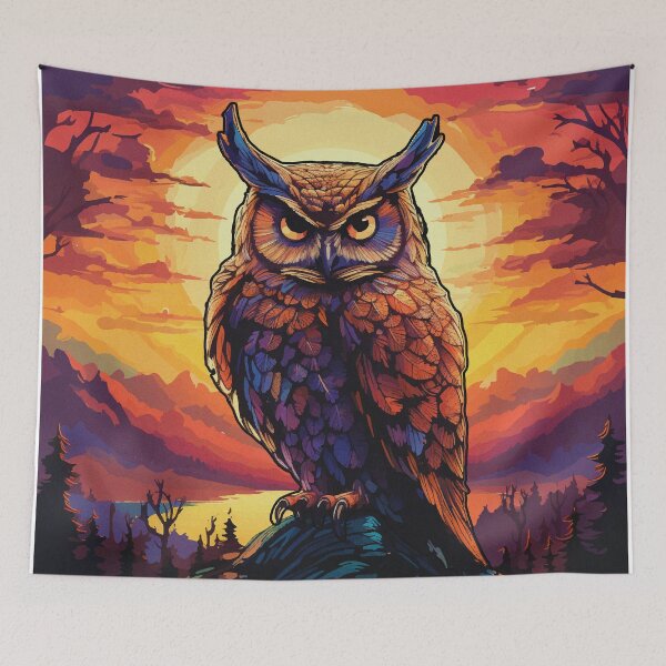 Item preview, Owl in Sunset designed and sold by jojolix.
