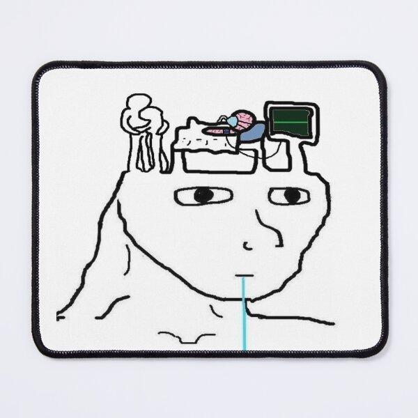 Item preview, Brainlet: Memetastic Sticker designed and sold by BeniSof.