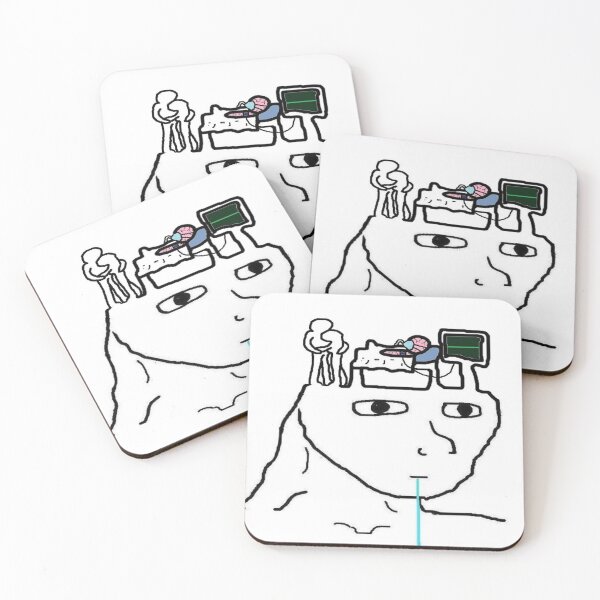 Item preview, Brainlet: Memetastic Sticker designed and sold by BeniSof.