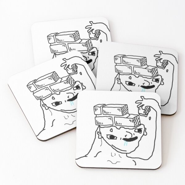 Item preview, Brainlet: Memetastic Sticker designed and sold by BeniSof.