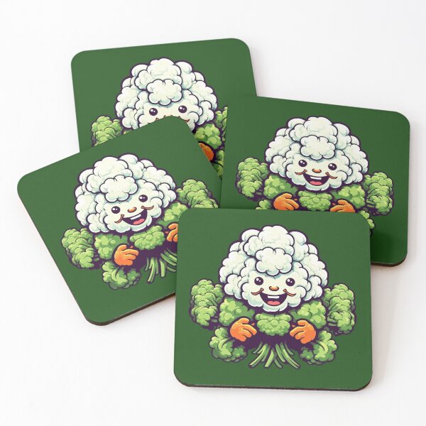 Item preview, Mister Cauliflower Happy Veggie designed and sold by LilyBell6.