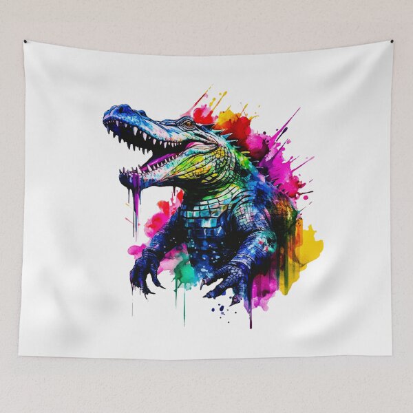 Item preview, Watercolor Alligator designed and sold by OutOfTheBoxArt1.