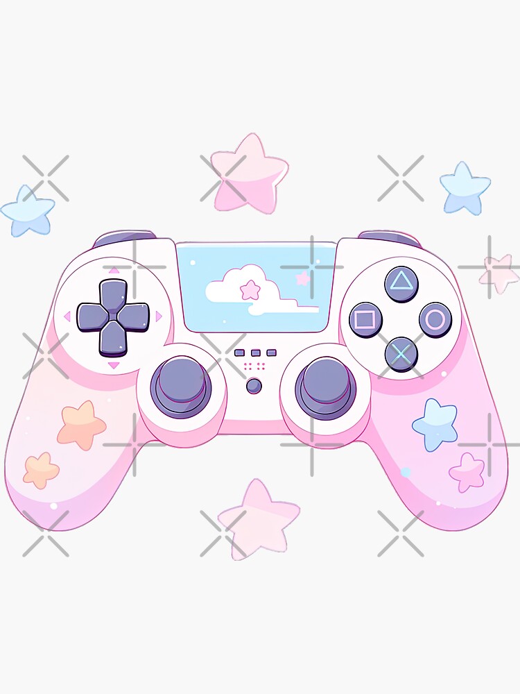 Aesthetic Game Controller Sticker for Sale by anarchangel