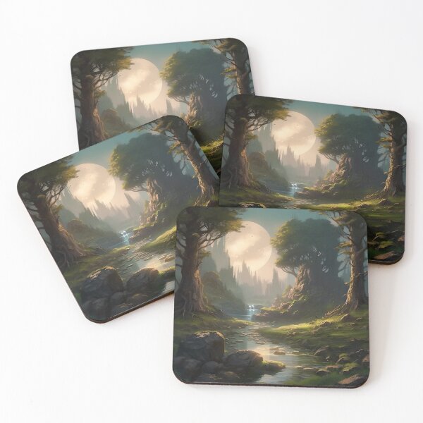 Item preview, Forest art, Nature Decor, Landscape artwork designed and sold by PlatinumOnyx.