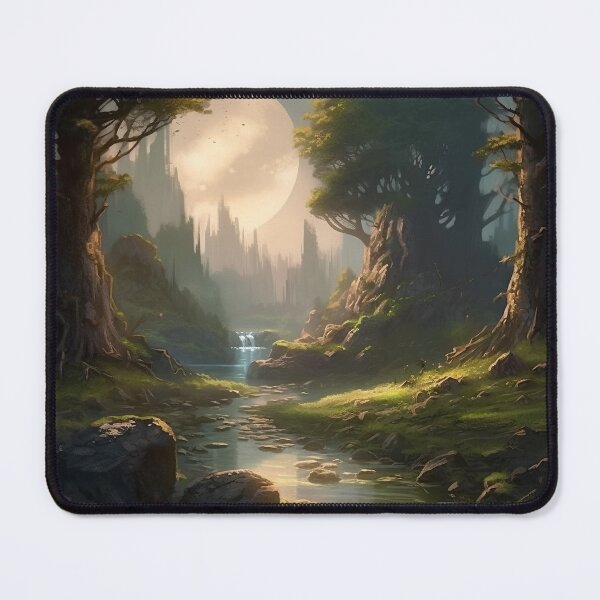 Item preview, Forest art, Nature Decor, Landscape artwork designed and sold by PlatinumOnyx.