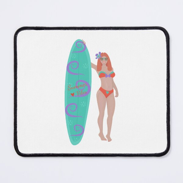 Item preview, Redhead woman with a sailboard designed and sold by OM-lova.