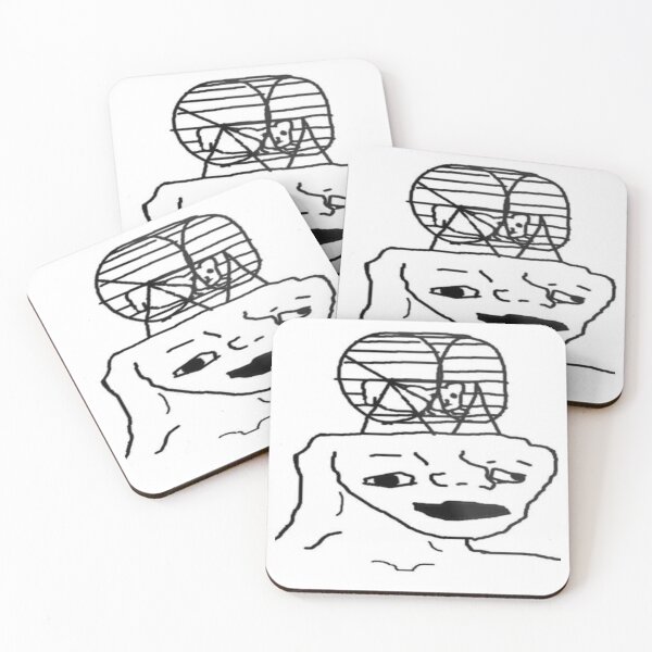 Item preview, Brainlet: Memetastic Sticker designed and sold by BeniSof.