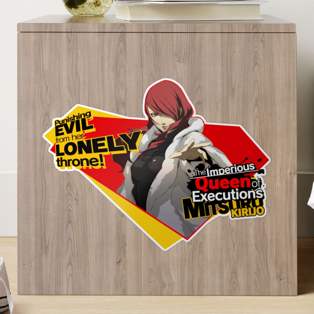 Persona 3 - Mitsuru Kirijo Sticker for Sale by cantinhonifty