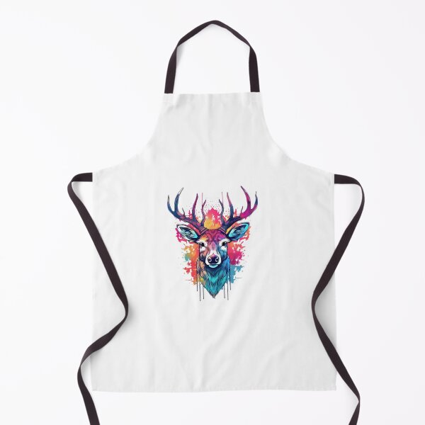 Item preview, shot of a deer on a colorful background designed and sold by StrongSouls.