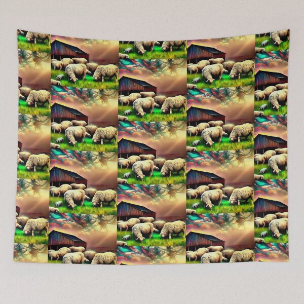 Item preview, Sheep illustration designed and sold by Witty-Kids.