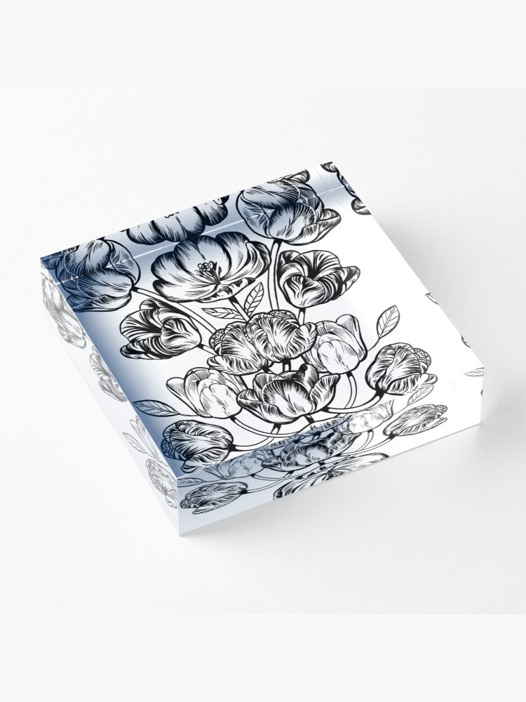 Alternate view of Graphic Botanicals Acrylic Block